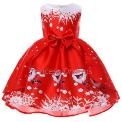 Belle robe de Noël rouge...